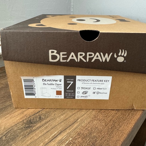 BEARPAW Elle Toddler in color Hickory - Size 7 - Picture 9 of 9